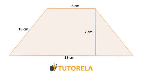 the following trapezoid with the following dimensions