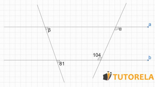 a and b are parallel Find the marked angles