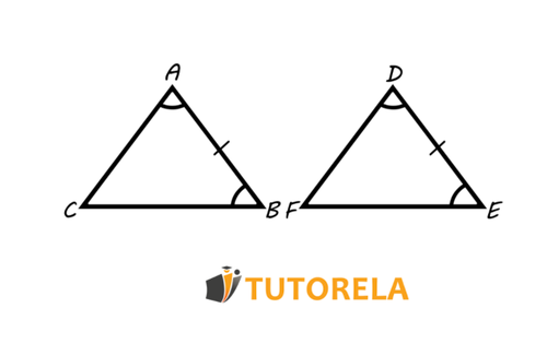 2 congruent triangles