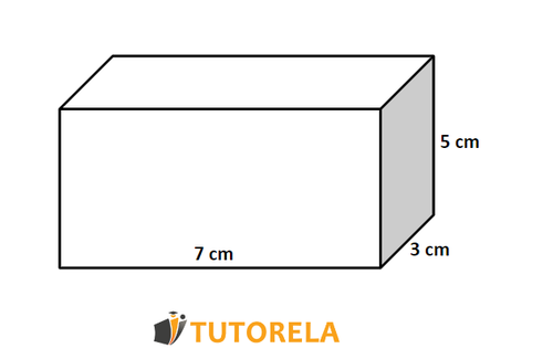 11.a - The following rectangular prism with the following 7,3,5