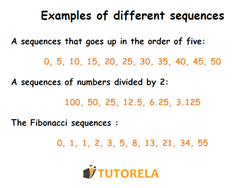 some more complex sequences of numbers