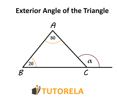 A6 - Exterior angle of the triangle