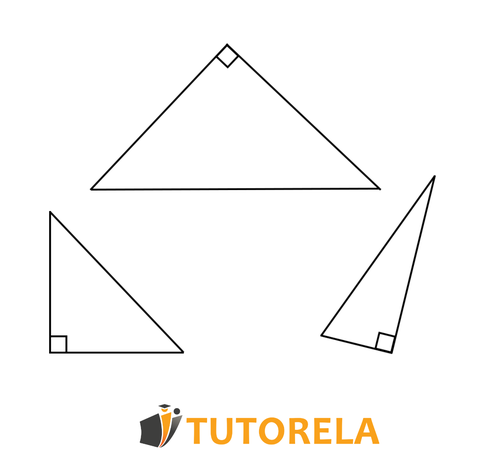 3 Examples of right triangles