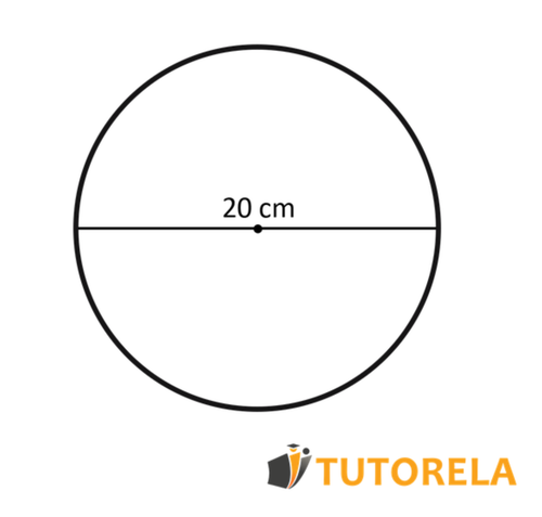 diameter is 20 cm