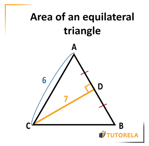A3 - Practice of the area of the equilateral triangle