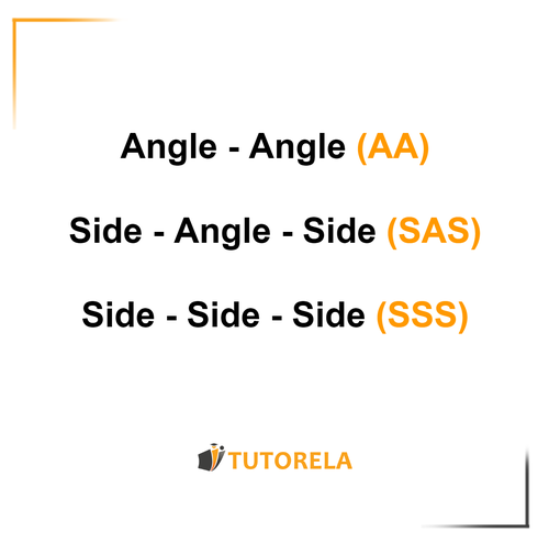 Conditions for the similarity between two triangles