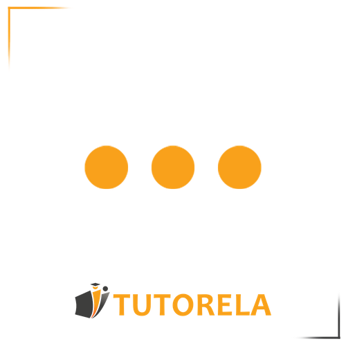 Three orange dots in a horizontal line used to visually represent subtraction in math education.