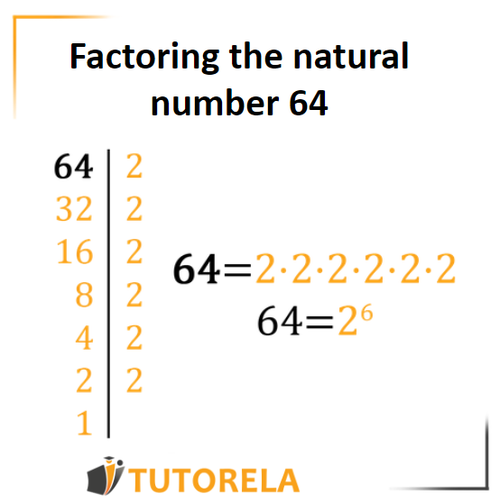 A - Decomposition of natural number 64